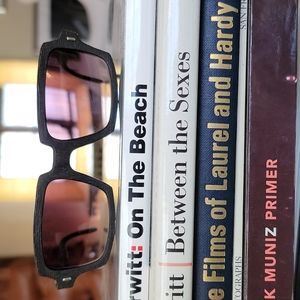 Vintage 1950's French Faux Wood Framed Sunglasses w/ Custom Gradient Lenses Mint